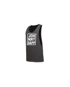 Tank-Top „JOH NNY DÄPP” Logo, neonschwarz