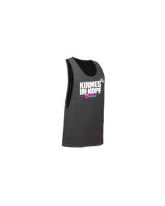 Tank-Top "KIRMES IM KOPF" neonschwarz