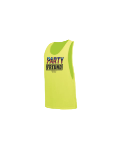 Tanktop "PARTYFREUND" neongelb