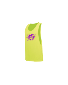 Tanktop "DIE PARTY SIND WIR" neongelb