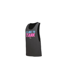 Tanktop "I LIKE TO TANK" neonschwarz