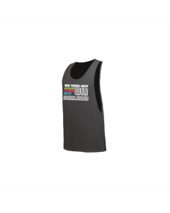Tanktop "WIR ESKALIEREN" neonschwarz