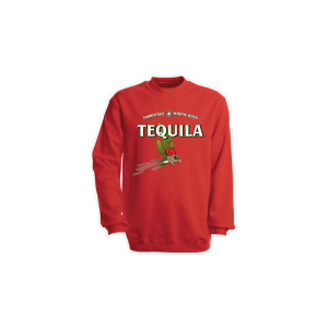 Sweat-Shirt "TEQUILA" rot
