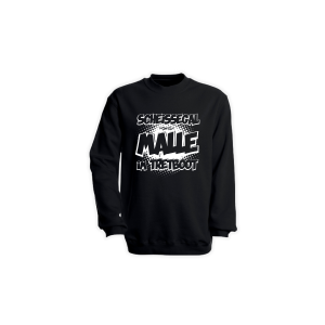 Sweat-Shirt "TRETBOOT" schwarz