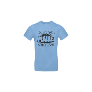 T-Shirt "TRETBOOT" hellblau