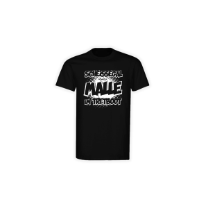 T-Shirt "TRETBOOT" schwarz