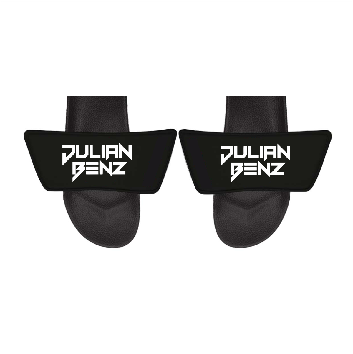 Badelatschen "JULIAN BENZ Logo" schwarz