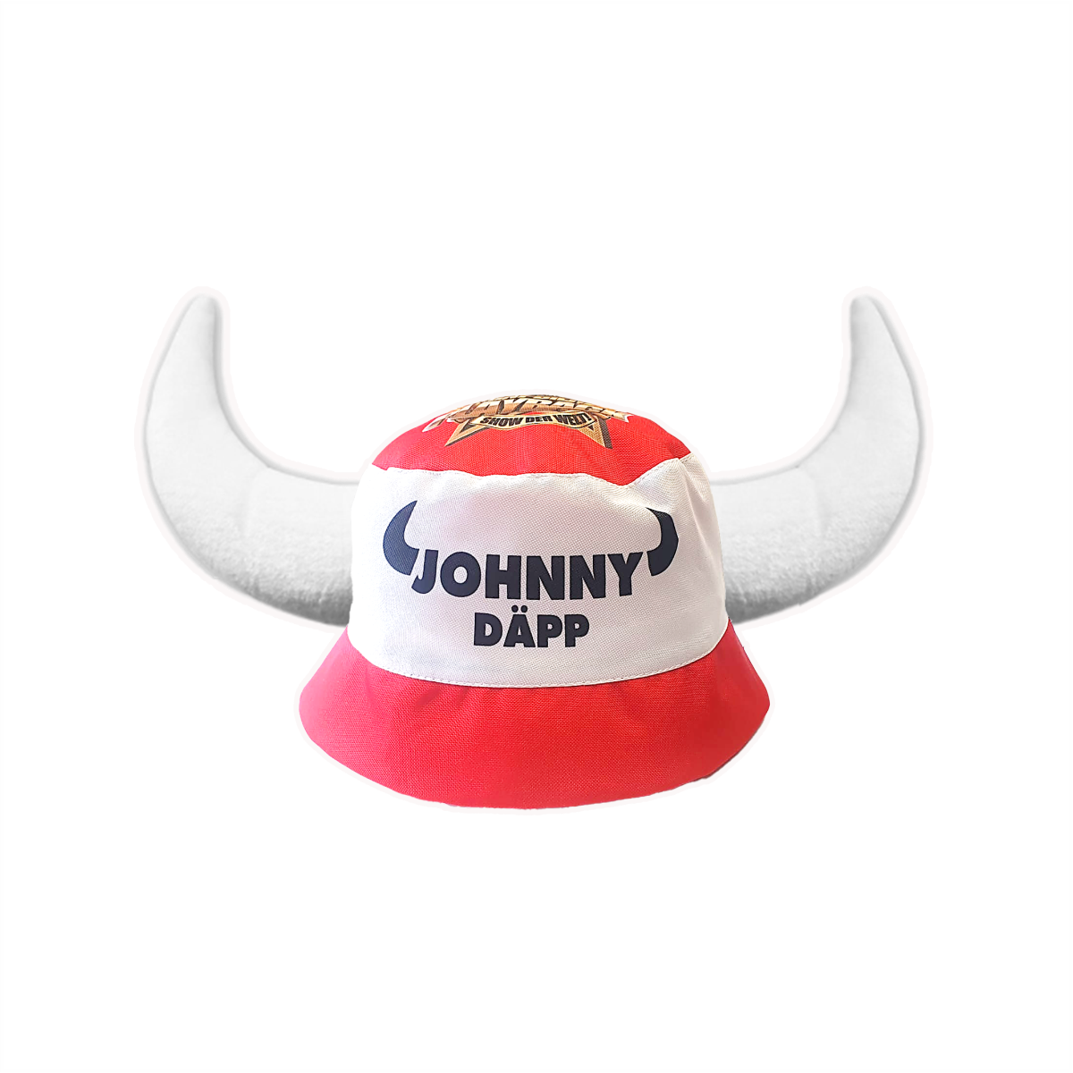 Fischerhut mit Hörnern "JOHNNY DÄPP"