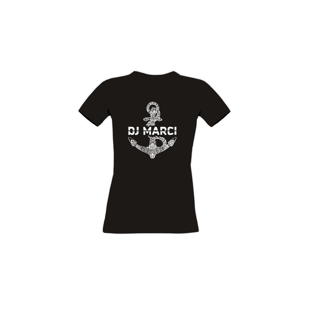 Girly-Shirt "ANKER" schwarz