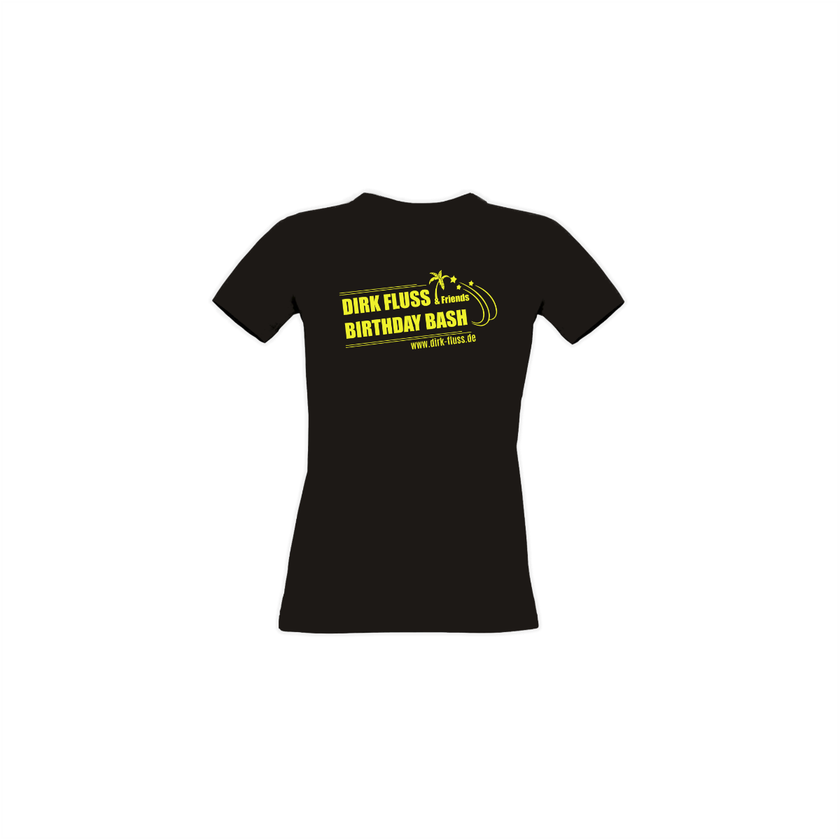 Girly-Shirt "BIRTHDAY BASH" schwarz