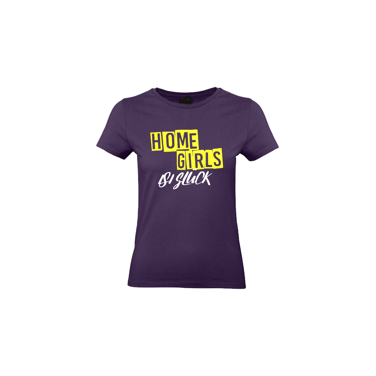 Girly-Shirt "HOMEGIRLS" schwarz