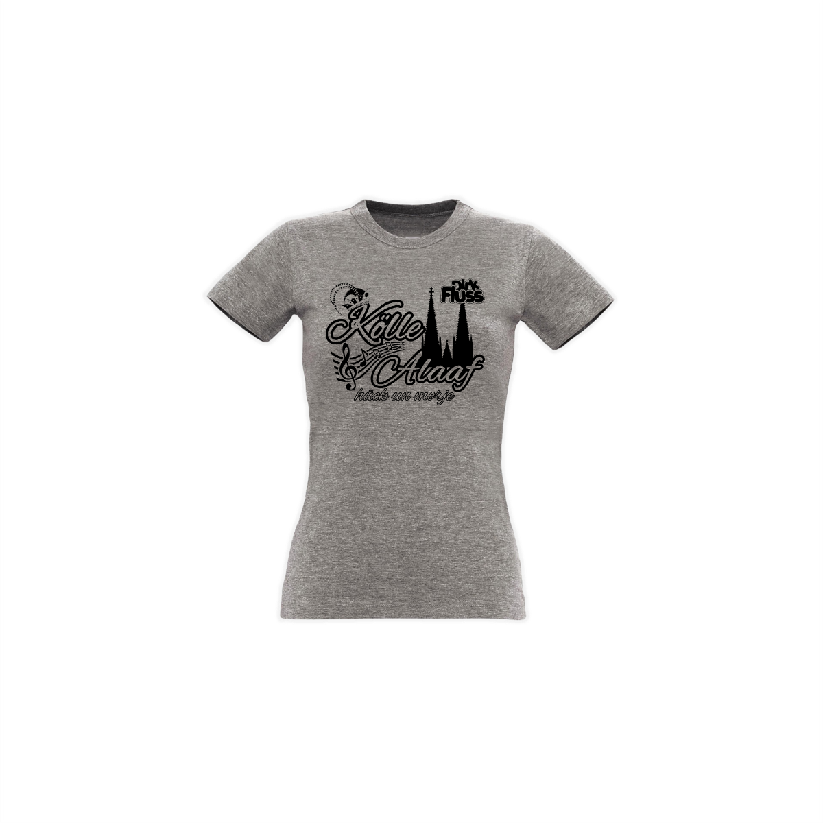 Girly-Shirt "KÖLLE ALAAF" grau