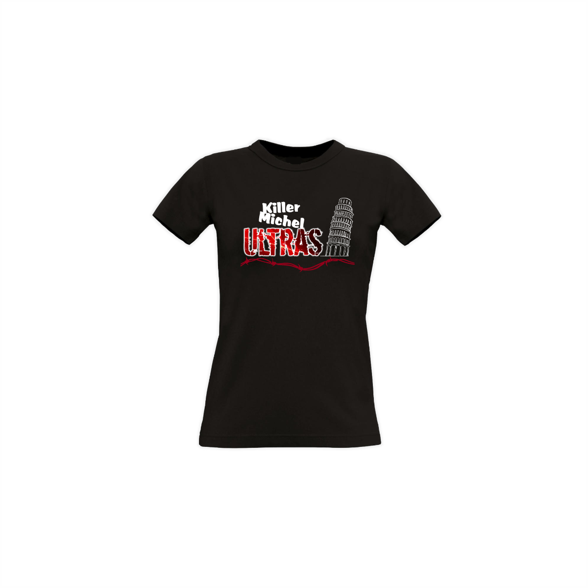 Girly-Shirt "KILLERMICHEL ULTRAS" schwarz