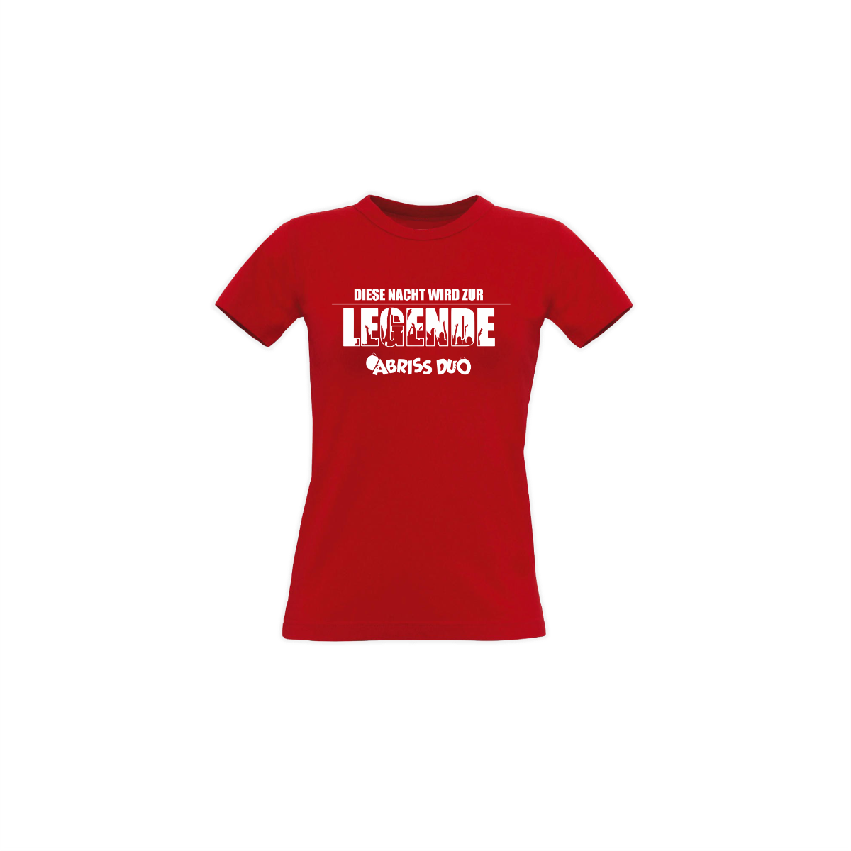 Girly-Shirt "LEGENDE" rot