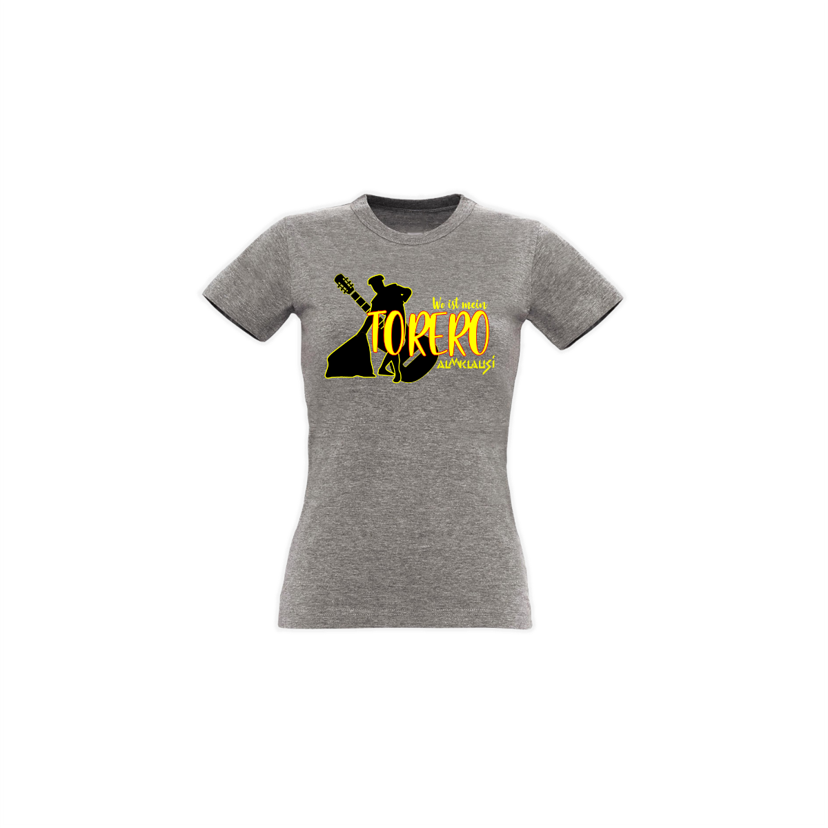 Girly-Shirt "TORERO" grau