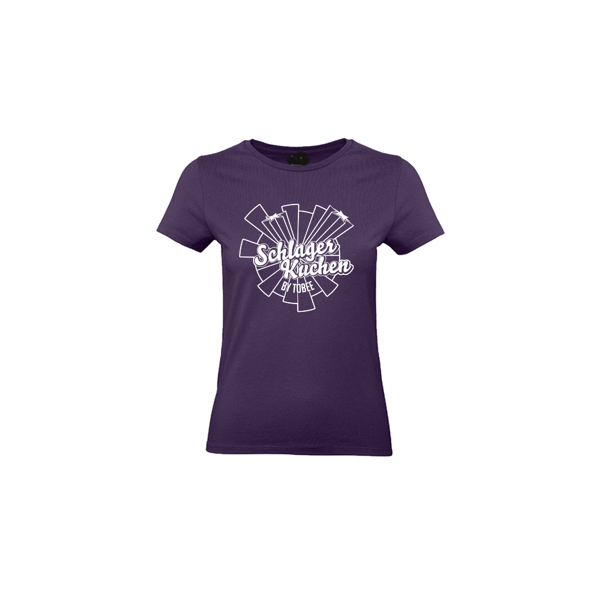 Girly-Shirt "SCHLAGERKUCHEN" lila