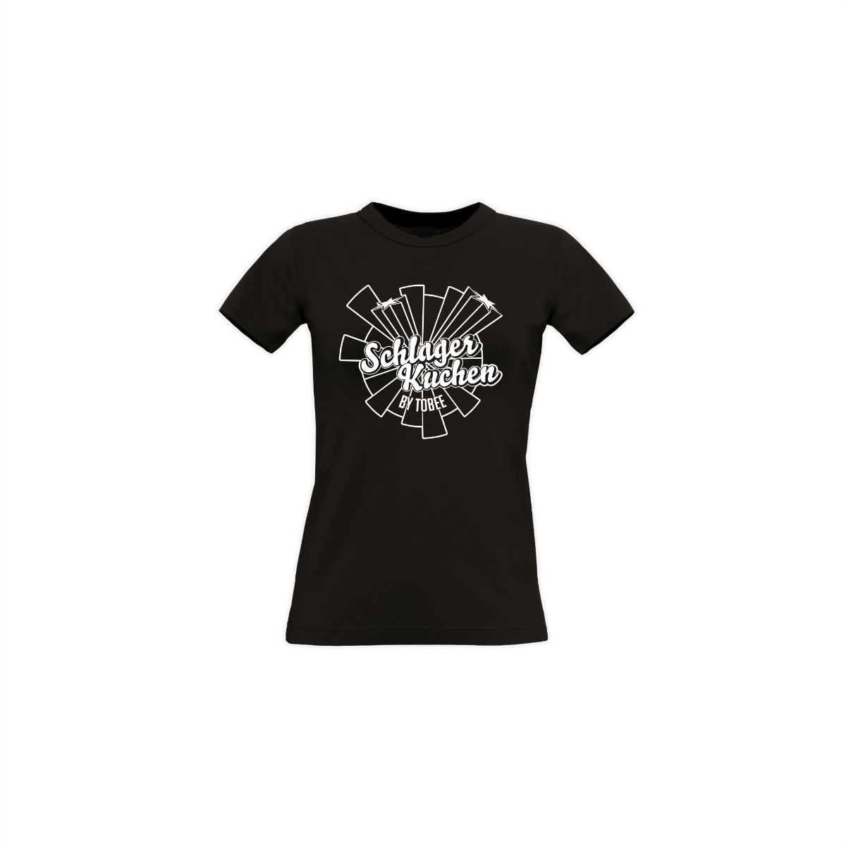 Girly-Shirt "SCHLAGERKUCHEN" schwarz