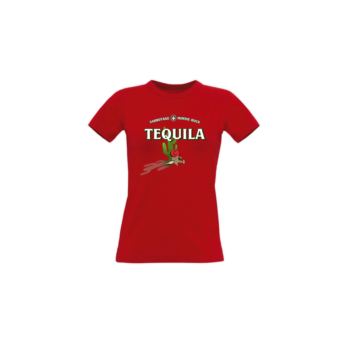 Girly-Shirt "TEQUILA" rot