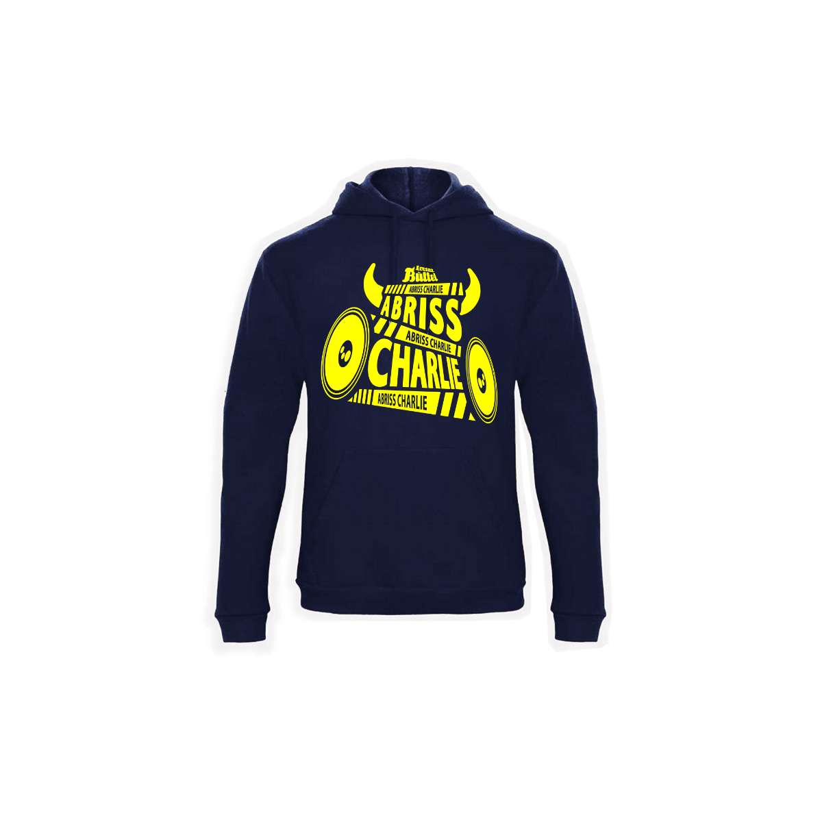 Kapuzen-Sweatshirt "ABRISS CHARLIE" blau