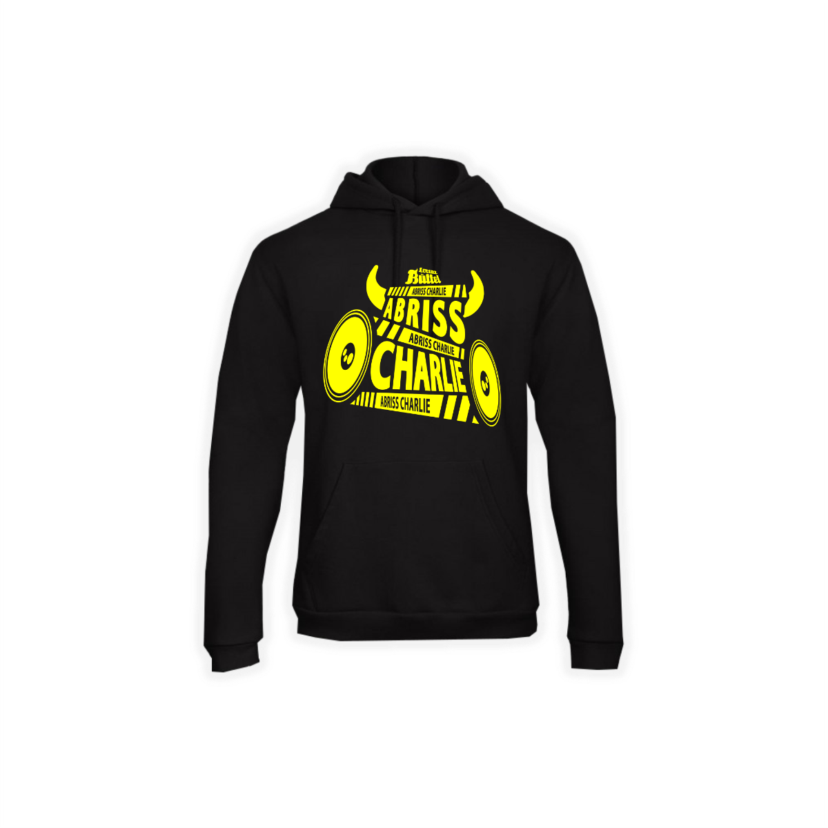 Kapuzen-Sweatshirt "ABRISS CHARLIE" schwarz