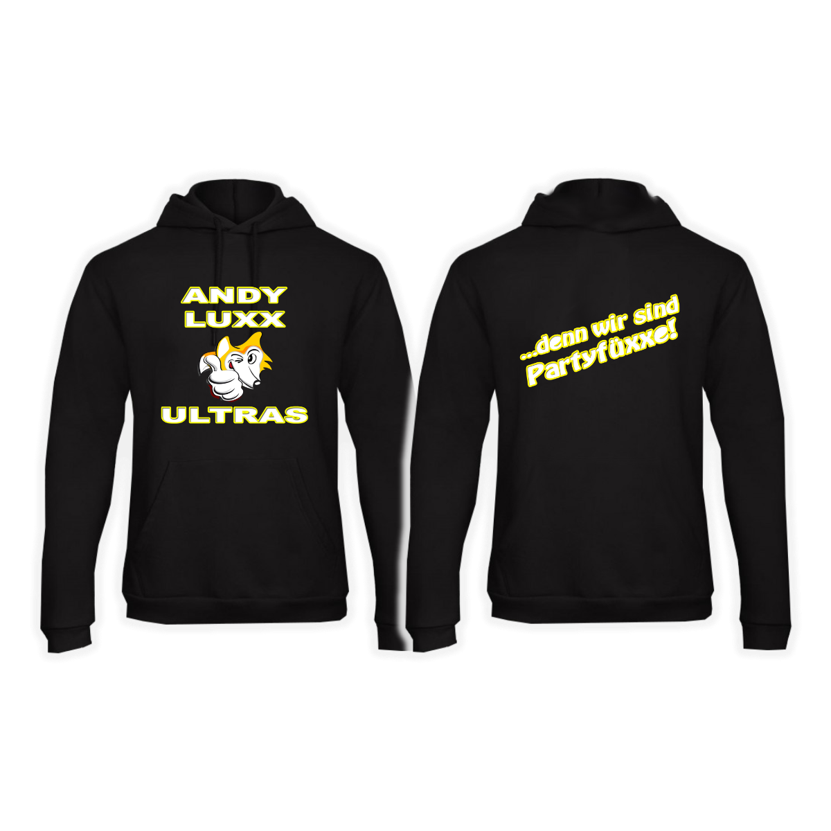 Kapuzen Sweat-Shirt „ANDY LUXX ULTRAS” schwarz