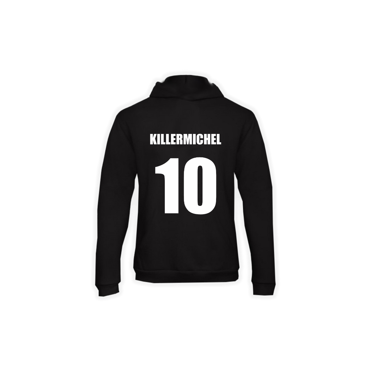Kapuzen Sweat-Shirt "KILLERMICHEL 10" schwarz