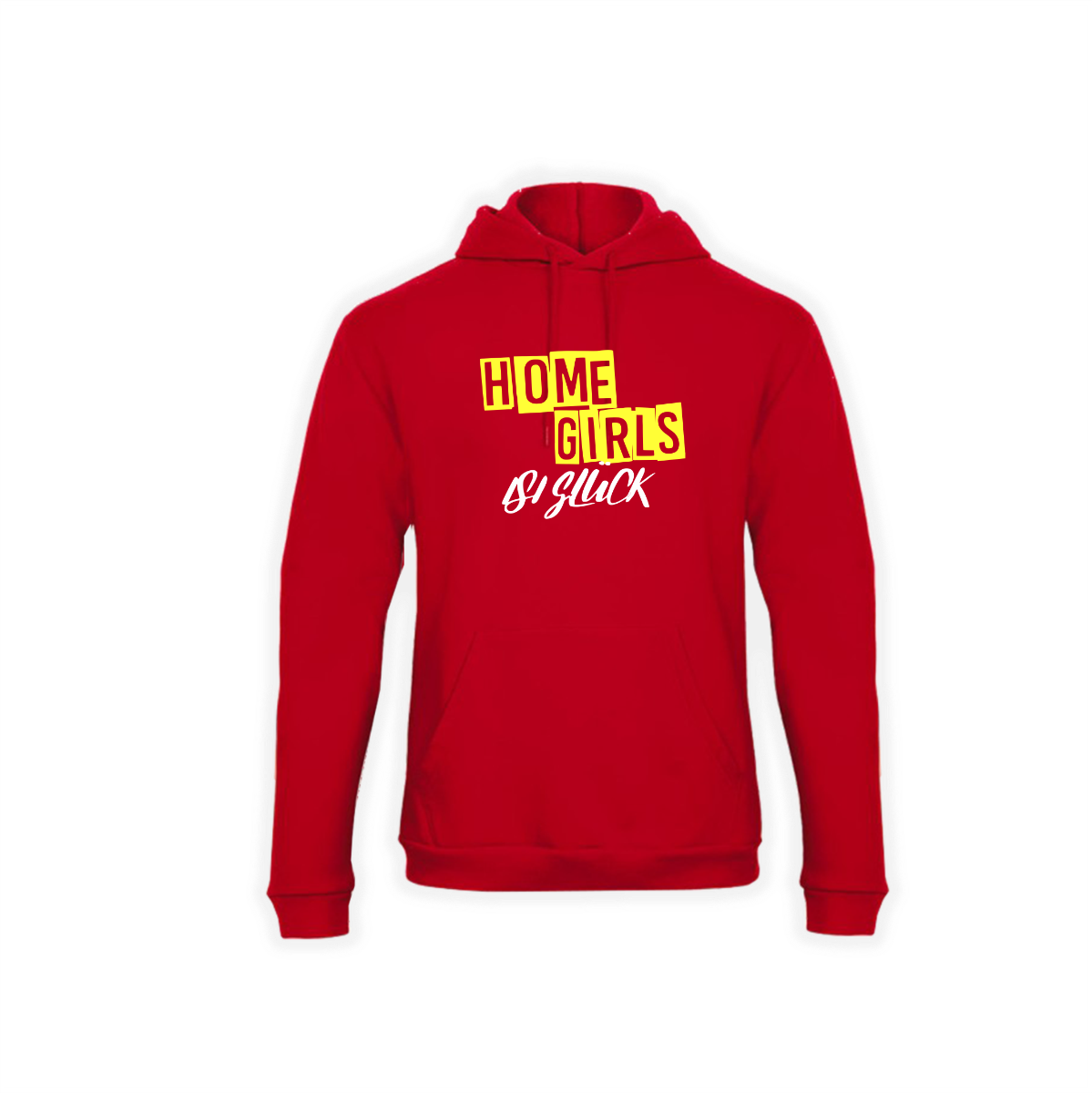 Kapuzen Sweat-Shirt "HOMEGIRLS" rot