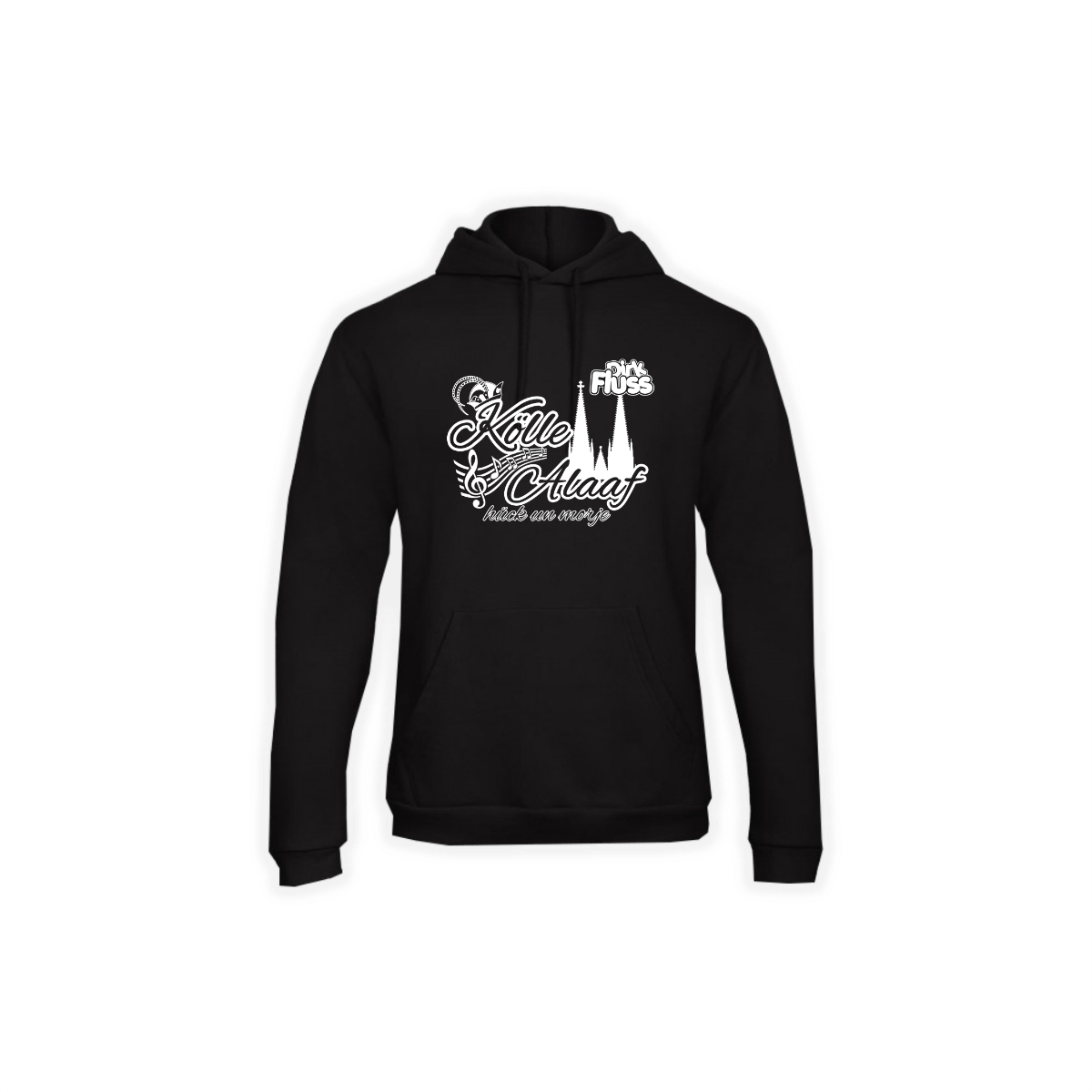 Kapuzen Sweat-Shirt "KÖLLE ALAAF" schwarz