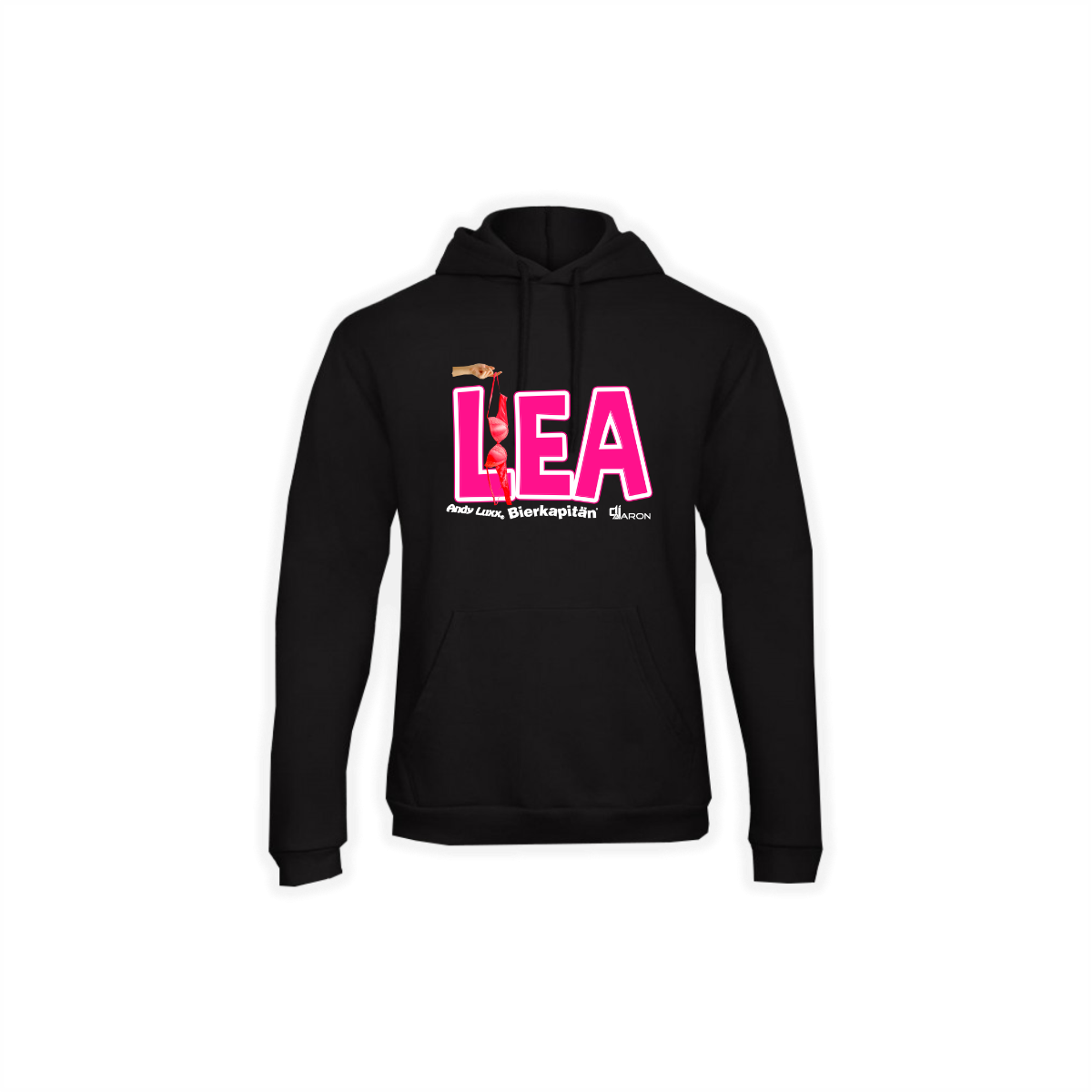 Kapuzen Sweat-Shirt "LEA" schwarz