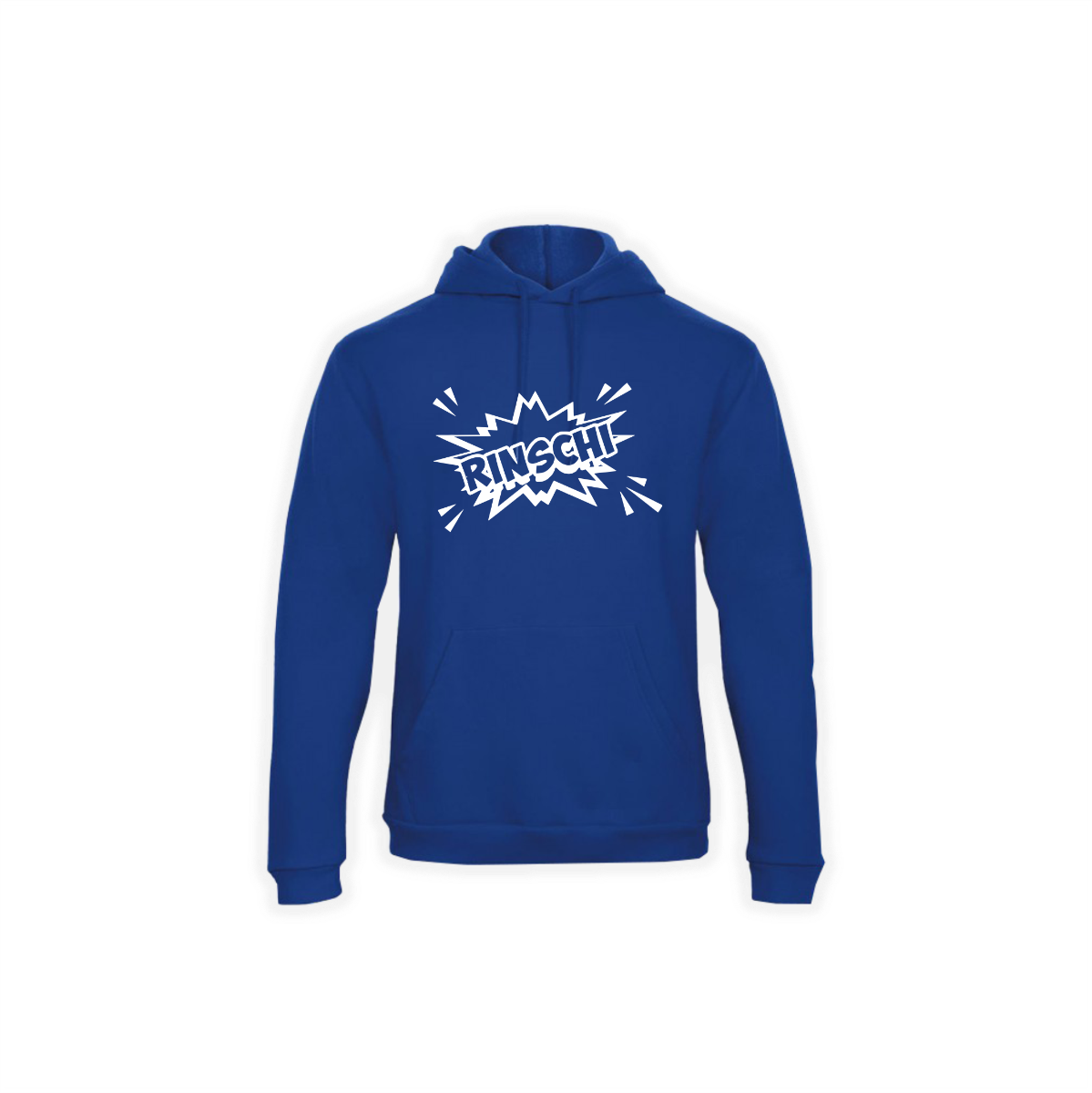 Kapuzen Sweat-Shirt "RINSCHI Logo" blau