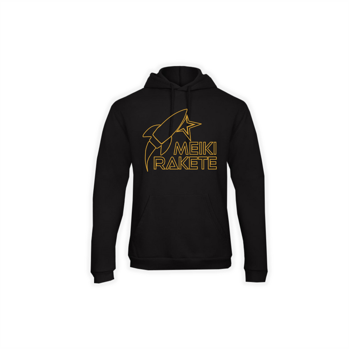 Kapuzen Sweat-Shirt "MEIKI RAKETE Logo" schwarz
