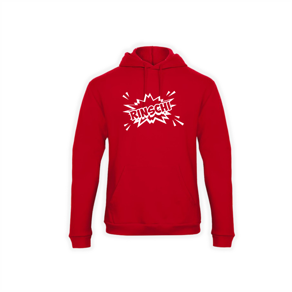 Kapuzen Sweat-Shirt "RINSCHI Logo" rot