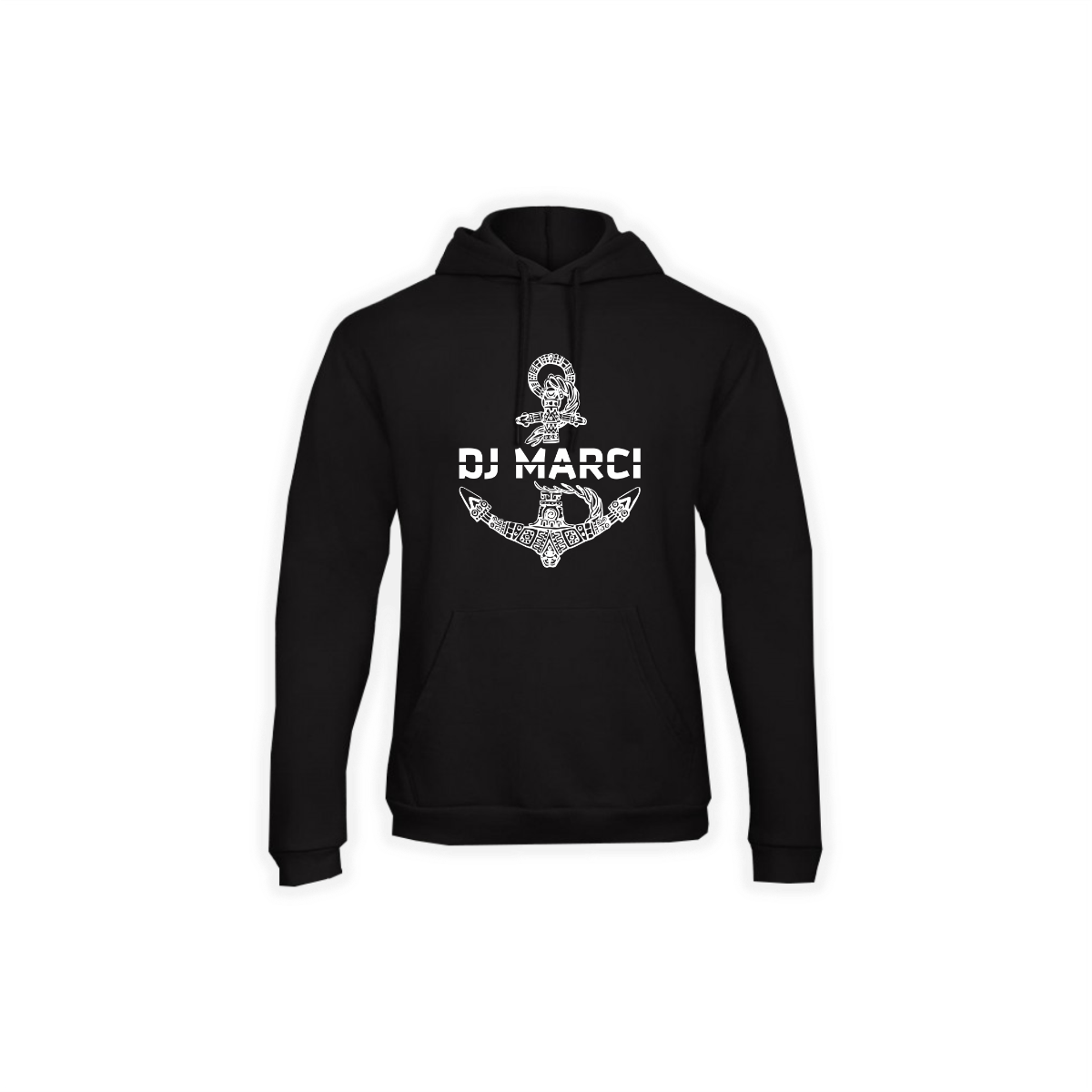 Kapuzen Sweat-Shirt "ANKER" schwarz