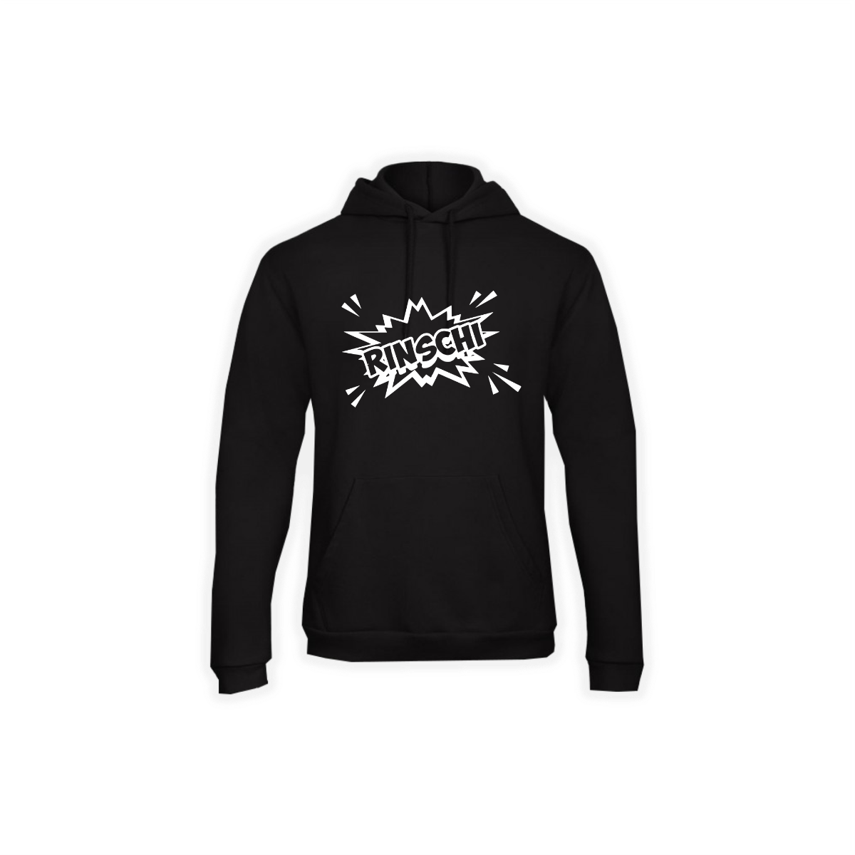 Kapuzen Sweat-Shirt "RINSCHI Logo" schwarz