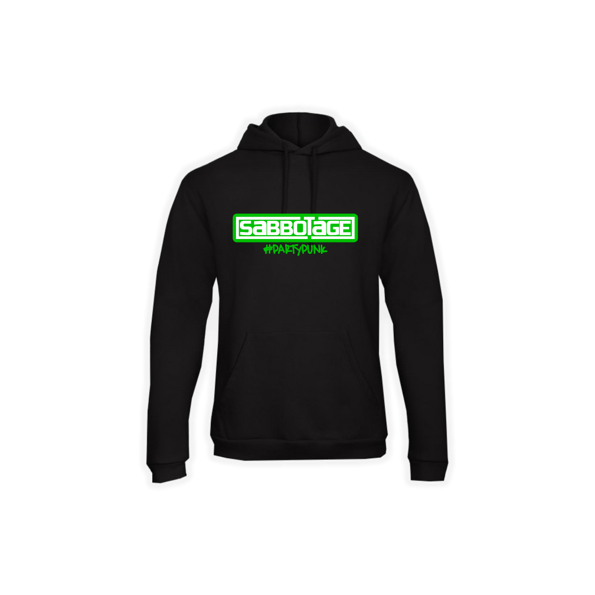 Kapuzen Sweat-Shirt "SABBOTAGE Logo" schwarz