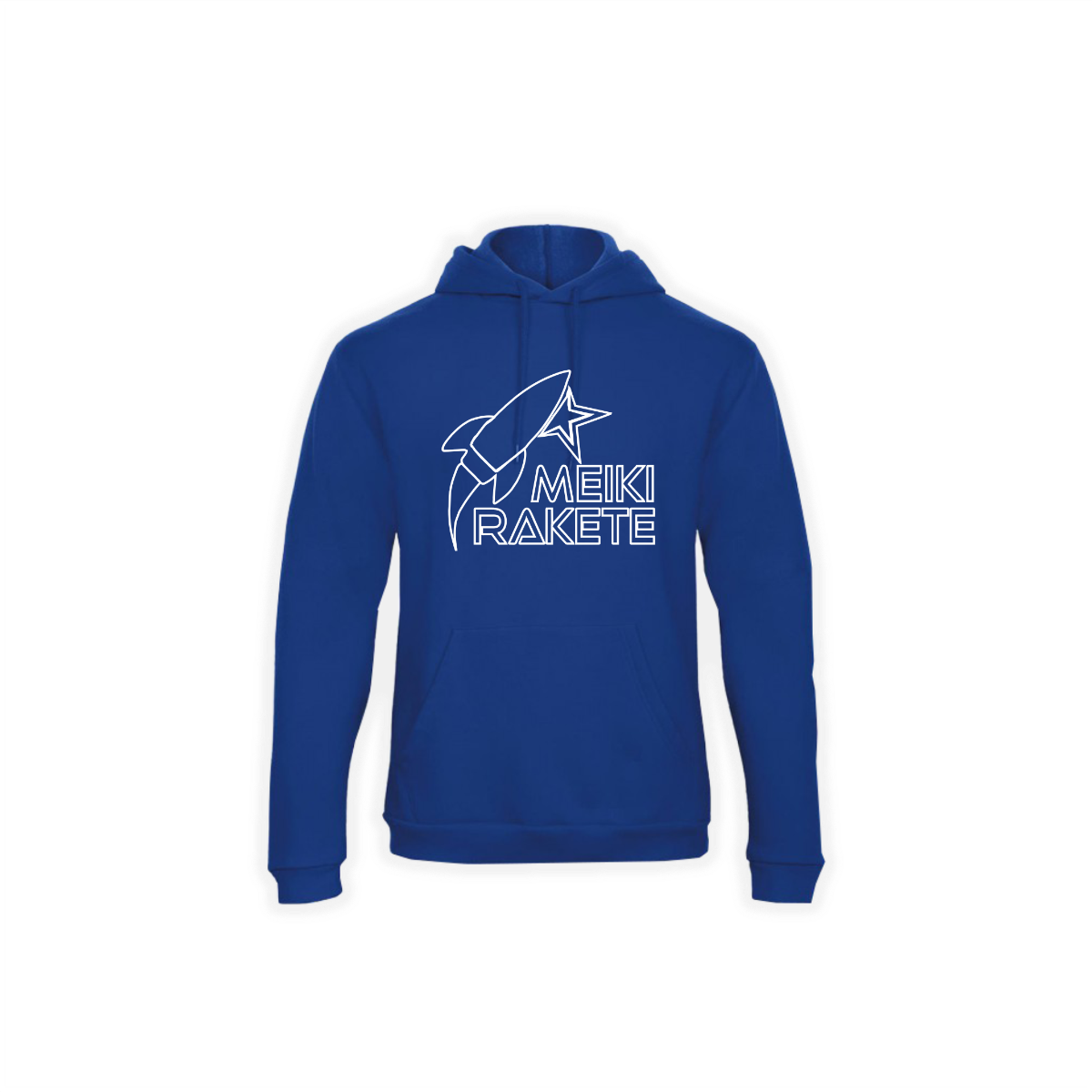 Kapuzen Sweat-Shirt "MEIKI RAKETE Logo" blau