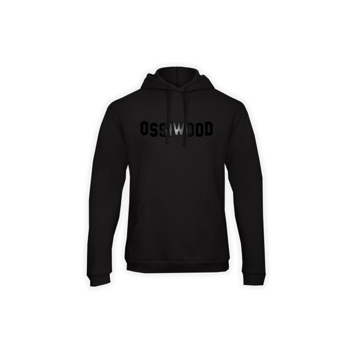 Kapuzen Sweat-Shirt "OSSIWOOD" Blackedition, schwarz