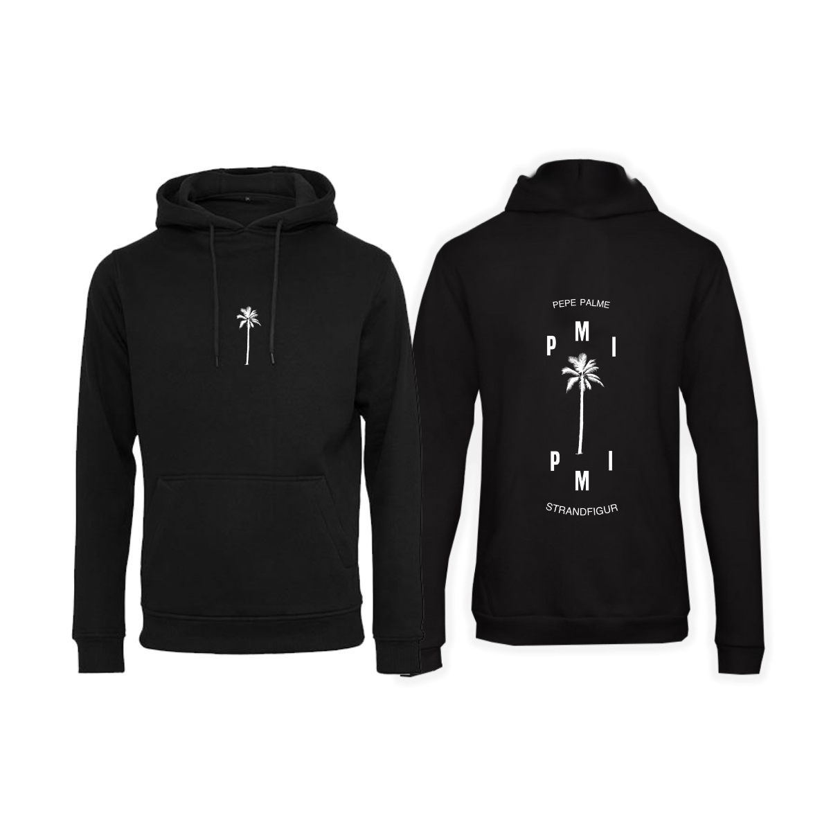 Kapuzen Sweat-Shirt „Pepe Palme PMI” schwarz
