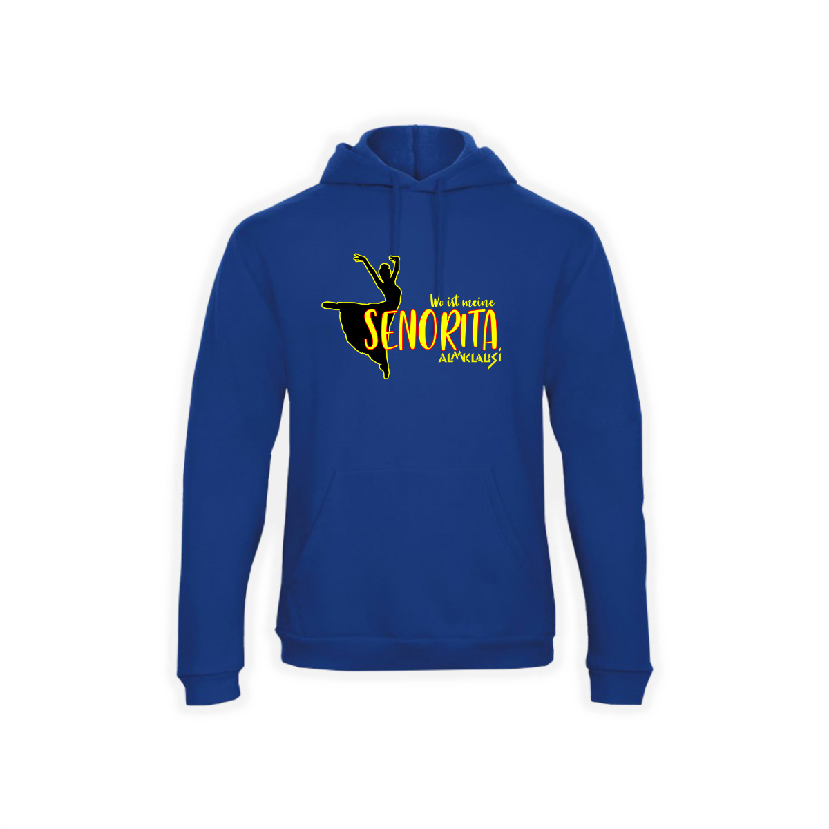 Kapuzen Sweat-Shirt "SEÑORITA" blau