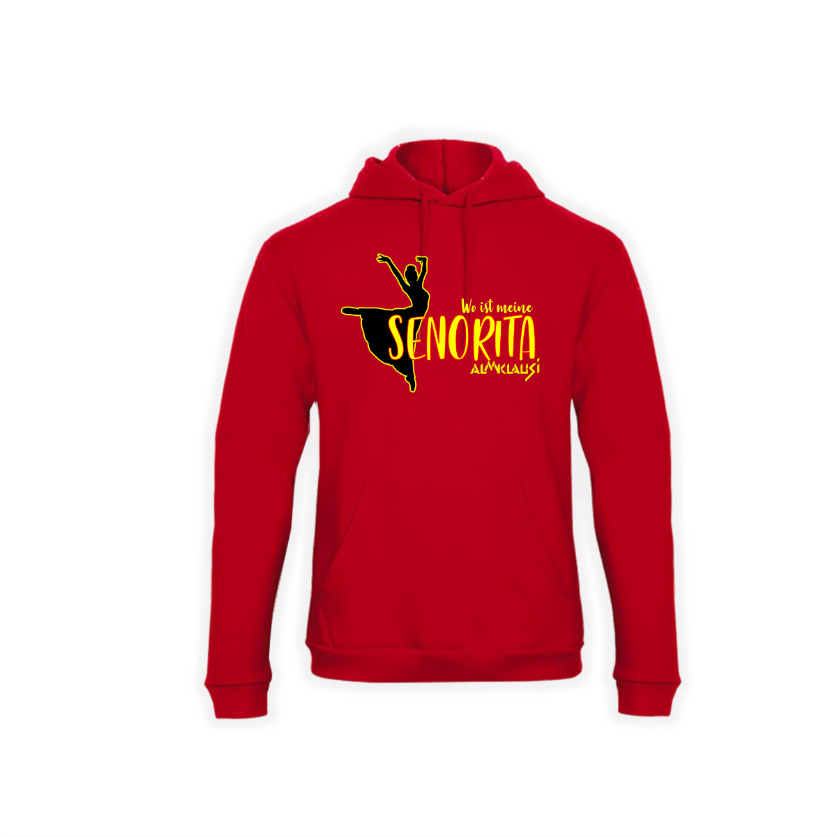 Kapuzen Sweat-Shirt "SEÑORITA" rot