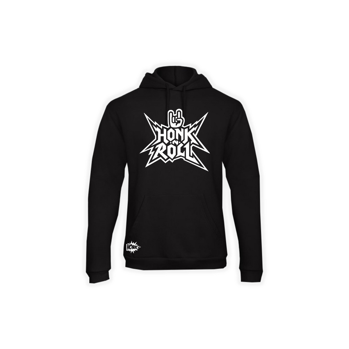 Kapuzen Sweat-Shirt "HONK N ROLL" schwarz