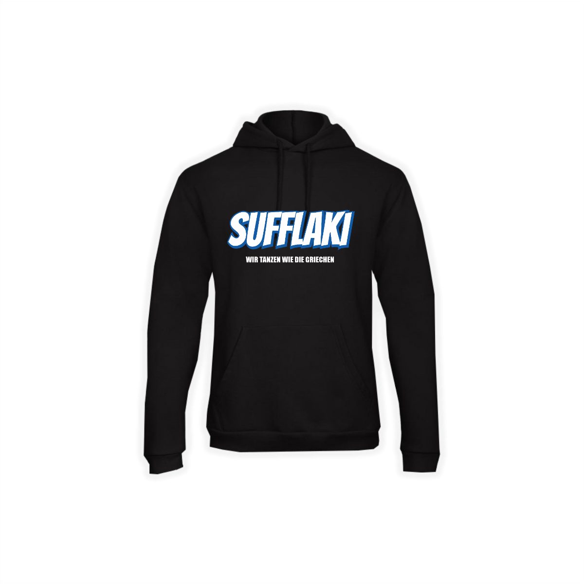 Kapuzen Sweat-Shirt "SUFFLAKI" schwarz