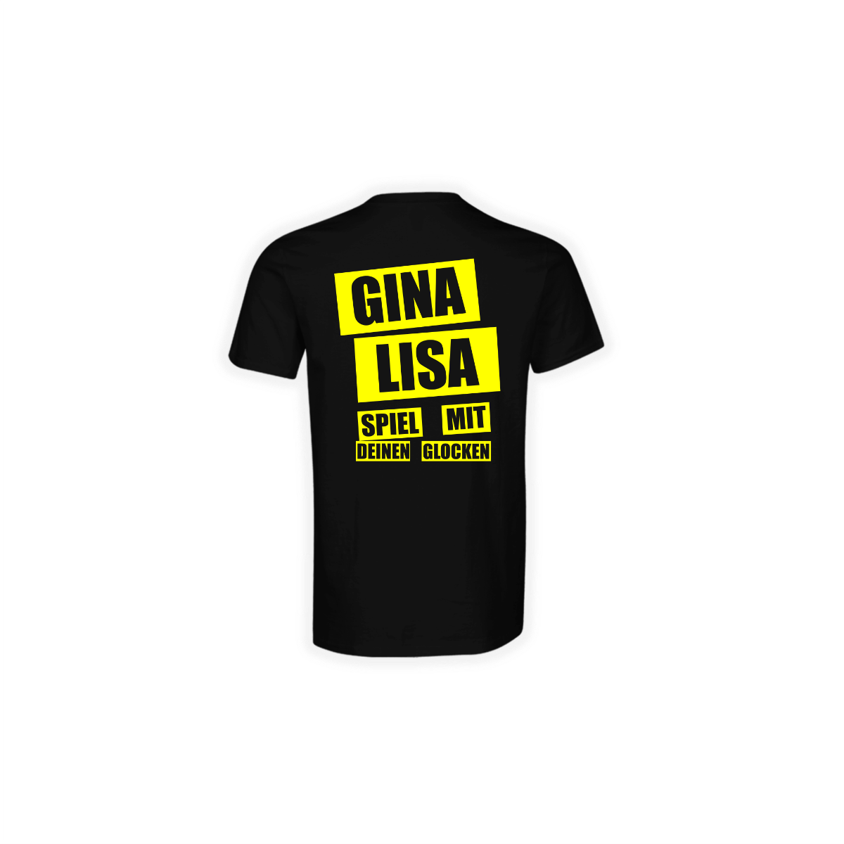 T-Shirt "GINA LISA" schwarz