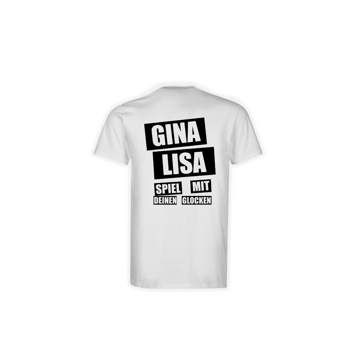 T-Shirt "GINA LISA" weiß