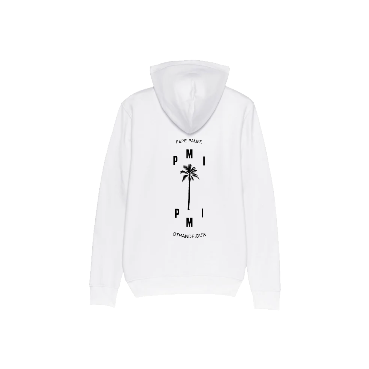 Kapuzen Sweat-Shirt „Pepe Palme PMI” weiß