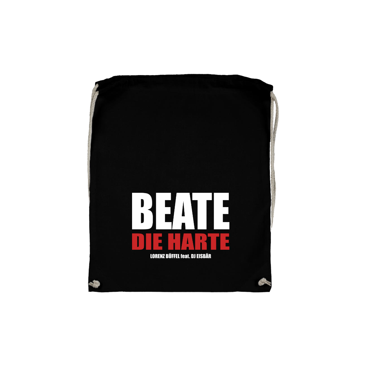 Stoffbeutel „BEATE DIE HARTE” schwarz
