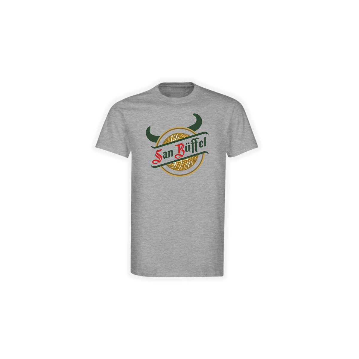 T-Shirt „SAN BÜFFEL” grau