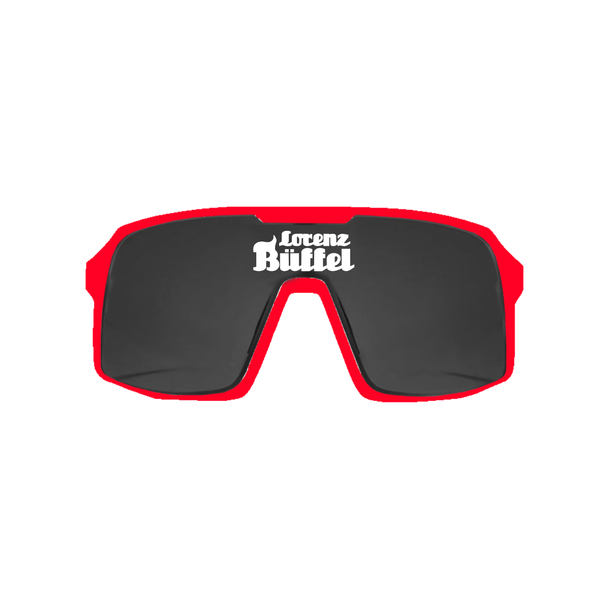 Schnelle Brille "LORENZ BÜFFEL" rot