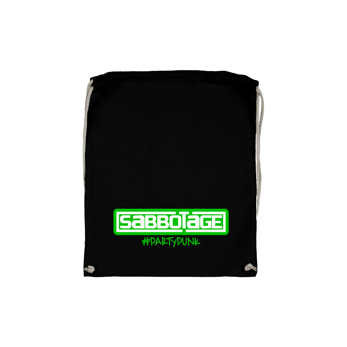 Stoffbeutel "SABBOTAGE Logo" schwarz