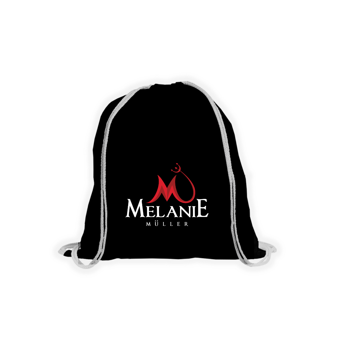 Stoffbeutel "MELANIE MÜLLER Logo" schwarz